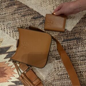 Tory Burch Brown Crossbody Bag and Wallet